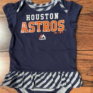 Astros Girls Onesie Size 3-6 Months
